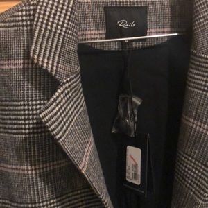 rails anders plaid coat